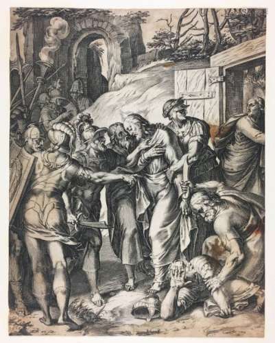 Cornelis CORT. 1533 1578 La cattura di Gesu Crist…