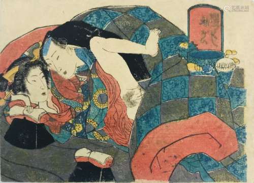 Utagawa KUNISADA (Toyokuni III).1786 1864 SHUNGA E…