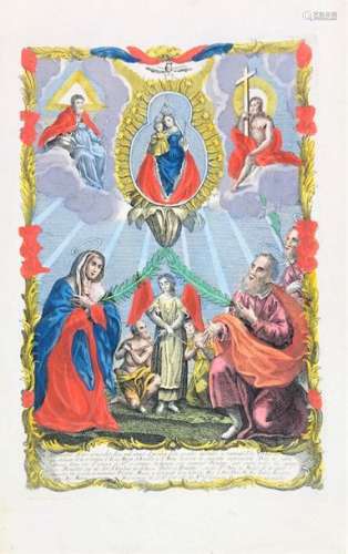Pio Padre, Cristo e La Madonna Immacolata in Glori…