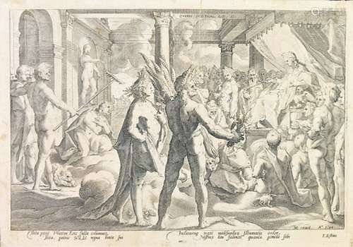 Hendrik GOLTZIUS.1558 1616 Judgement of Zeus.1590 …