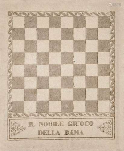 Draughts. Il nobile giuoco della Dama. Bassano, Re…