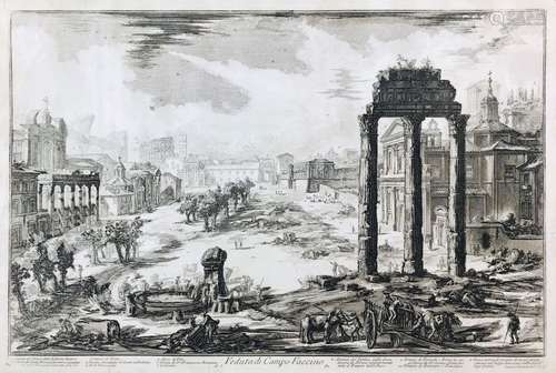 PIRANESI Giovan Battista. Campo Vaccino. Roma, 177…