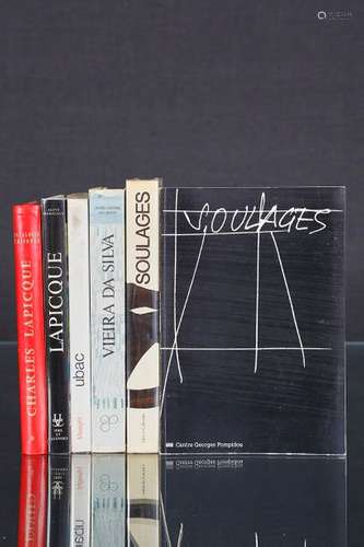 6 livres d’art \n \n> 2 livres sur Soulages \n> Vieir…