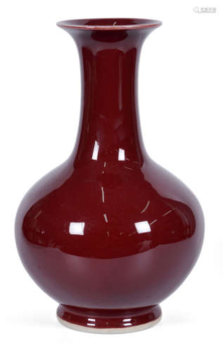 70年代　紅釉瓶