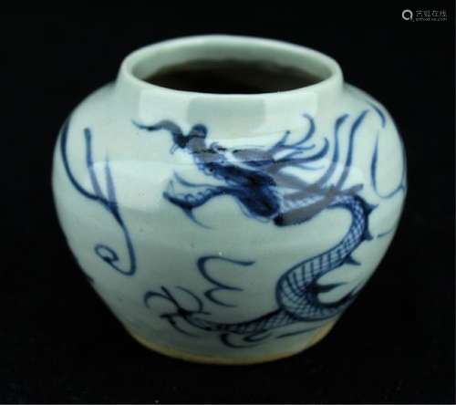 Chinese Ming Porcelain Blue&White Jar