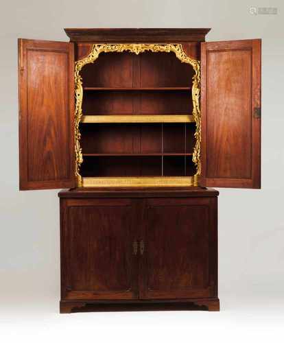 A D. Maria (1777-1816) cabinet with oratoryBrazilian mahoganyLower body with two doors and