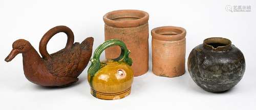 Vietnamese Ceramic Ewers and Jars