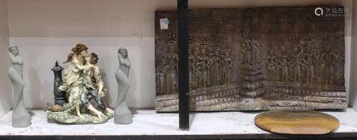 Veitnamese Metal Sculpture of Beauties