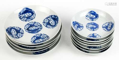 Chinese Blue-and-White Porcelain Plates