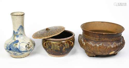 Vietnamese Brown Glazed Ceramics