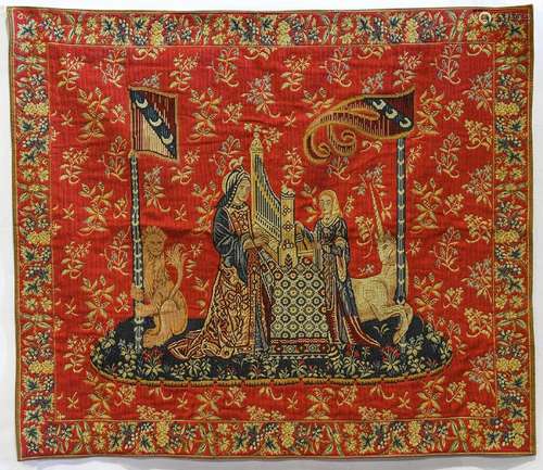 Modern tapestry executed in the Medieval style, 38