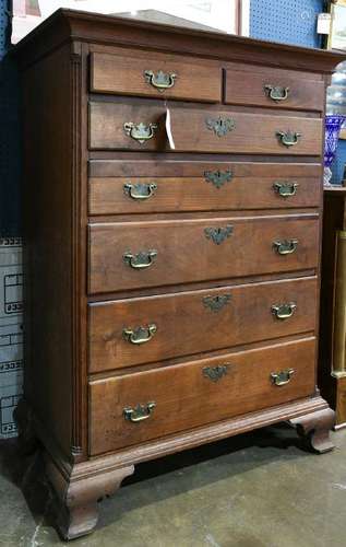 Pennsylvania Chippendale tall chest circa 1780