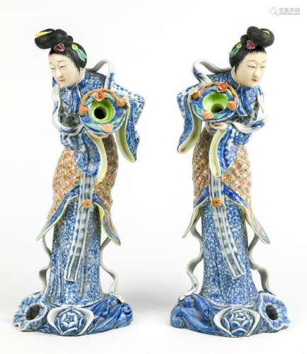 Chinese Porcelain Celestial Beauties