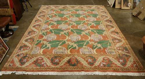 William Morris style Indo carpet, 8'10