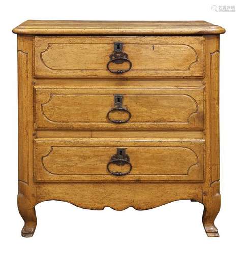 French Louis XV fruitwood commode circa 1770