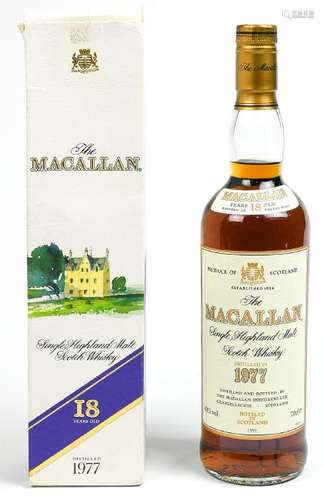 1995 Macallan Single Highland Malt Scotch Whisky,