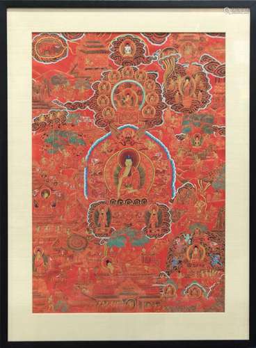 Himalayan Thangka, Buddha