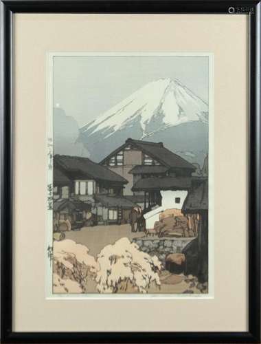 Japanese Modern Woodblock Print, Yoshida Hiroshi