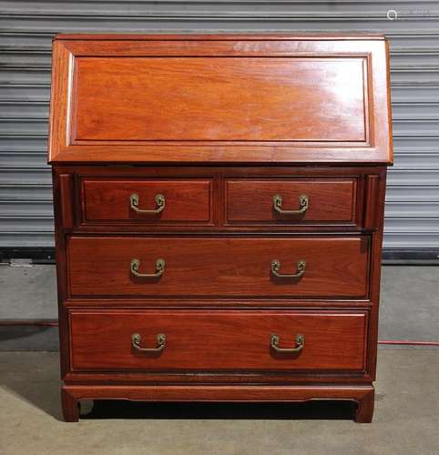 Chinese Wooden Drop Front Desk