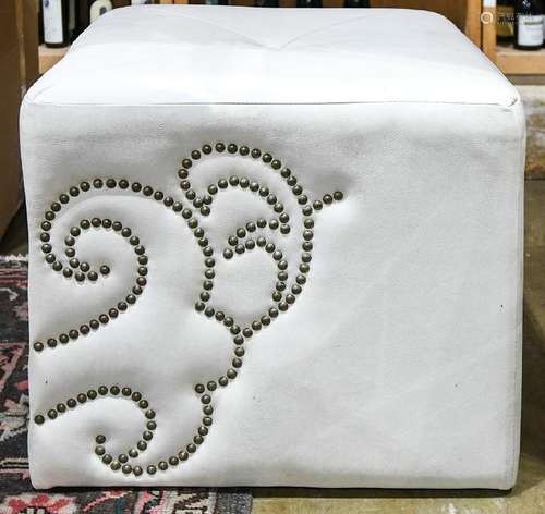 Hollywood Regency style ottoman