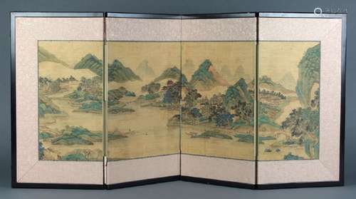 Japanese Four-panel Screen