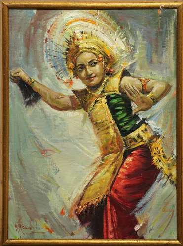 Painting, Balanese Dancer