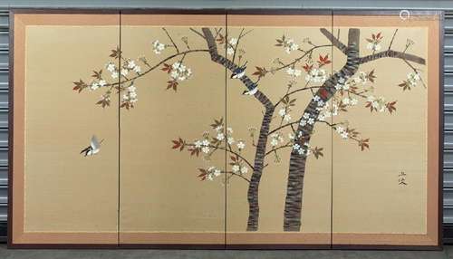 Japanese Four-panel Screen