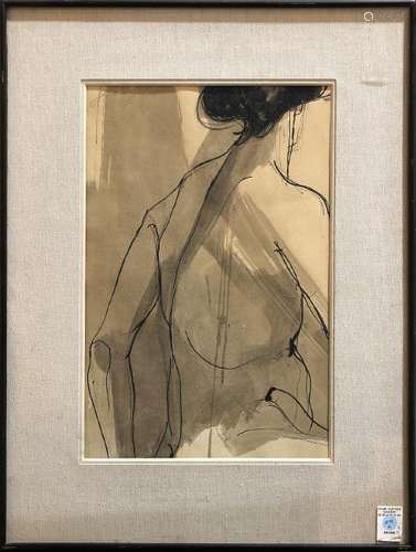 Work on Paper, Sketch of a Nude Female