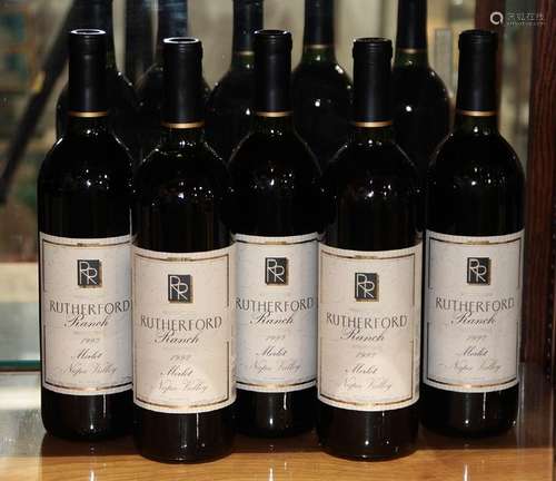 (lot of 5) 1992 Rutherford Ranch Merlot