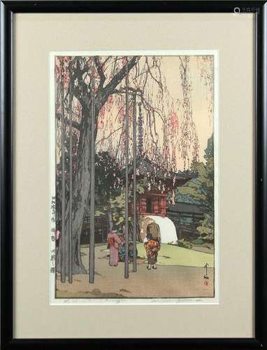 Japanese Modern Woodblock Print, Yoshida Hiroshi