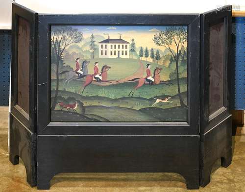 Folk Art firescreen