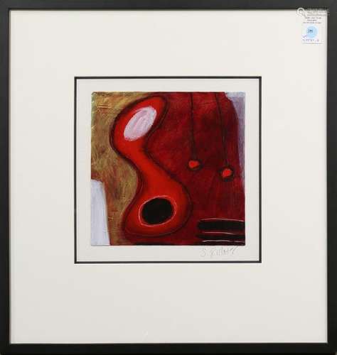 Painting, Untitled (Abstract in Red)