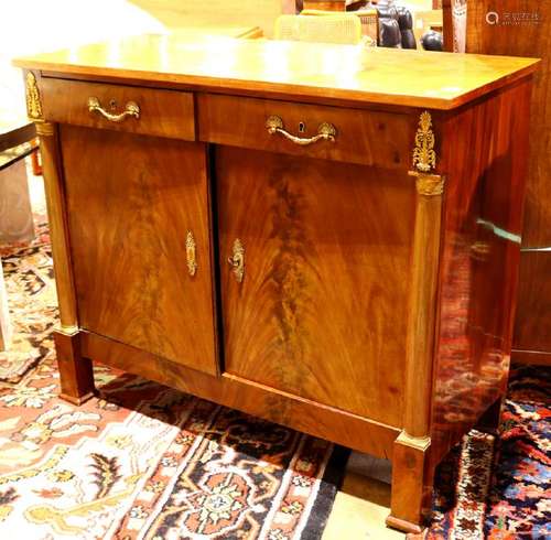 Dutch Empire mahogany chest