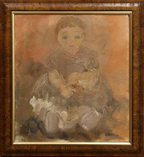 Painting, Portrait of a Seated Child