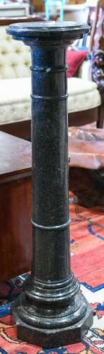 Victorian onyx pedestal, 34