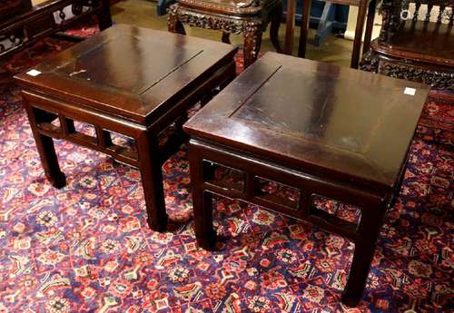 Chinese Square Low Tables