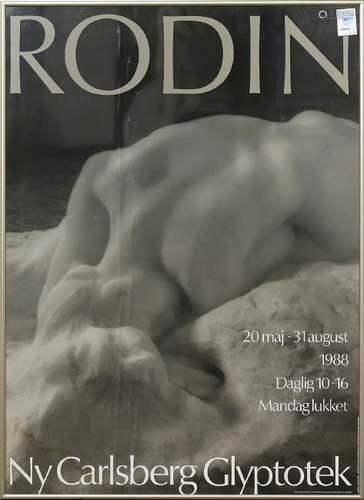 Robin, exhibition poster from the Ny Carlsbrg Glyptotek