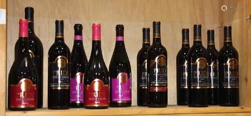 (lot of 12) Pride Moutains Vineyard wine group,