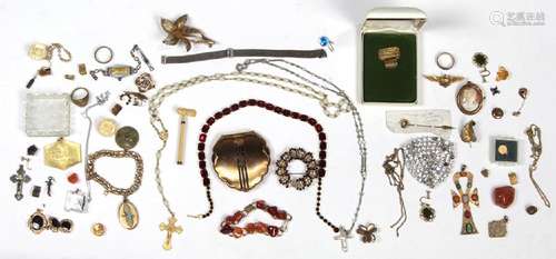 Collection of costume jewelry