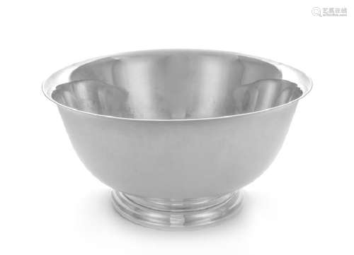 An American Silver Revere Bowl