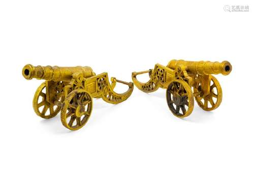 *A Pair of Brass Models of Cannons