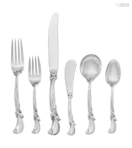 *An American Silver Flatware Service