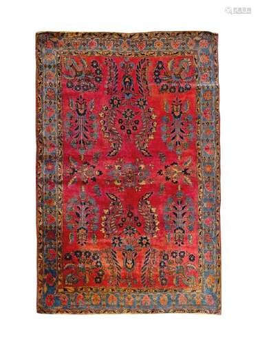 A Sarouk Wool Rug