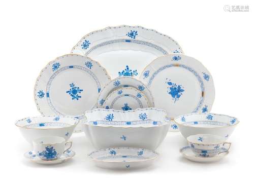 *A Herend Porcelain Dinnerware Service