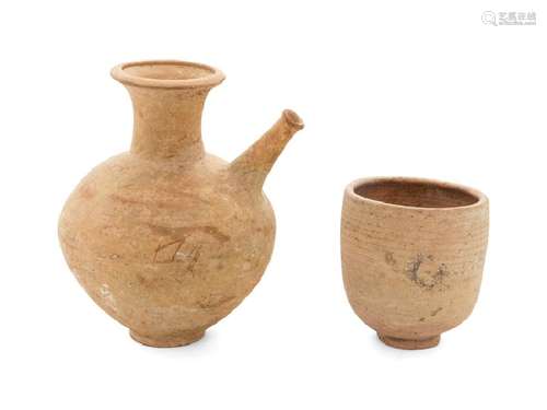 Two Syrian Earthenware Vessels