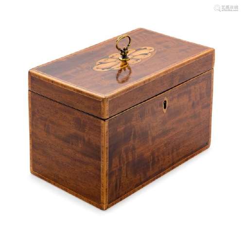 *An English Marquetry Tea Caddy