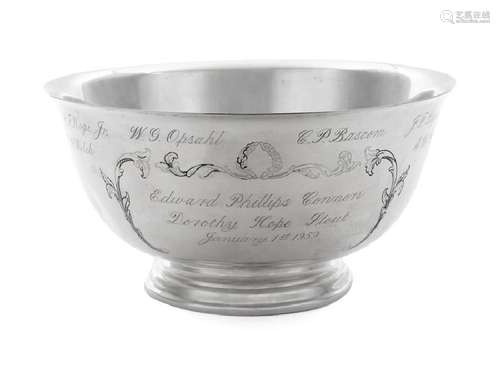 An American Silver Revere Bowl