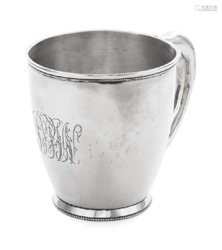 An American Silver Children's Mug