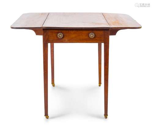 *A George III Style Mahogany Pembroke Table