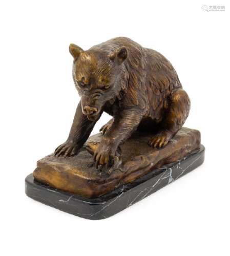 *A Continental Bronze Model of a Bear
